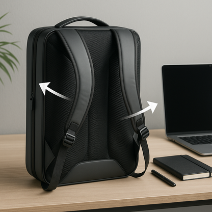 Hard Shell Laptop Backpack USB Charging Travel School Bag