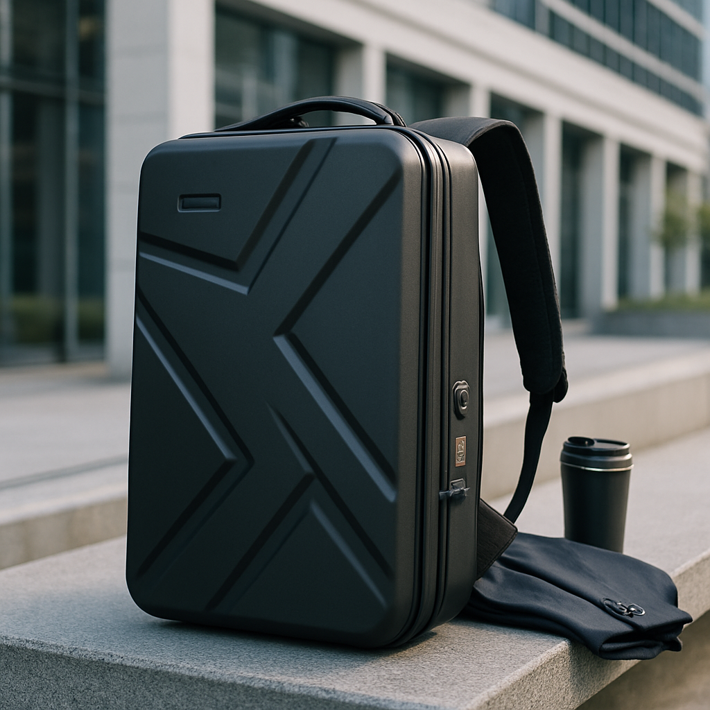 Hard Shell Laptop Backpack USB Charging Travel School Bag