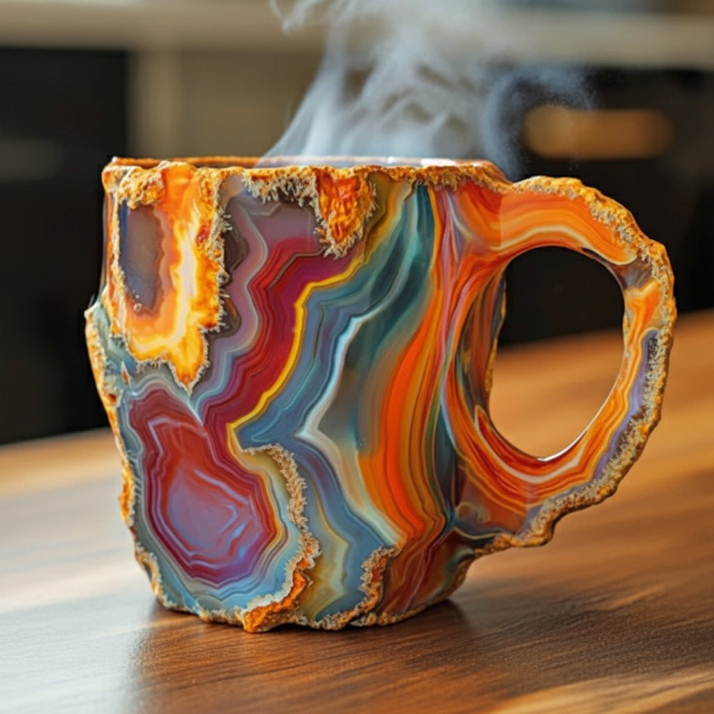 Heat Resistant Mineral Crystal Tea and Coffee Mug
