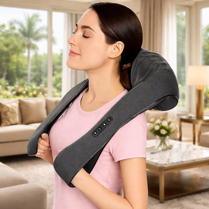 Heated Neck and Shoulder Massager with Adjustable Intensity