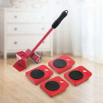 Heavy Duty Furniture Mover Roller Set With Lifter