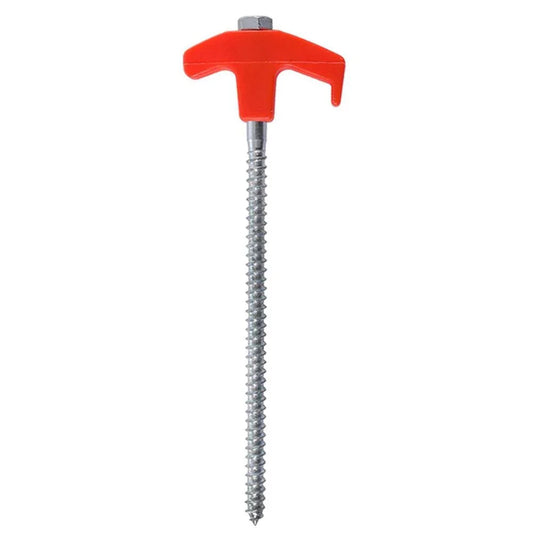 Heavy Duty Screw Tent Pegs Ground Anchors Camping Stake Set