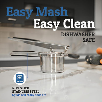 Heavy Duty Stainless Steel Potato Ricer Masher Kitchen Press Tool
