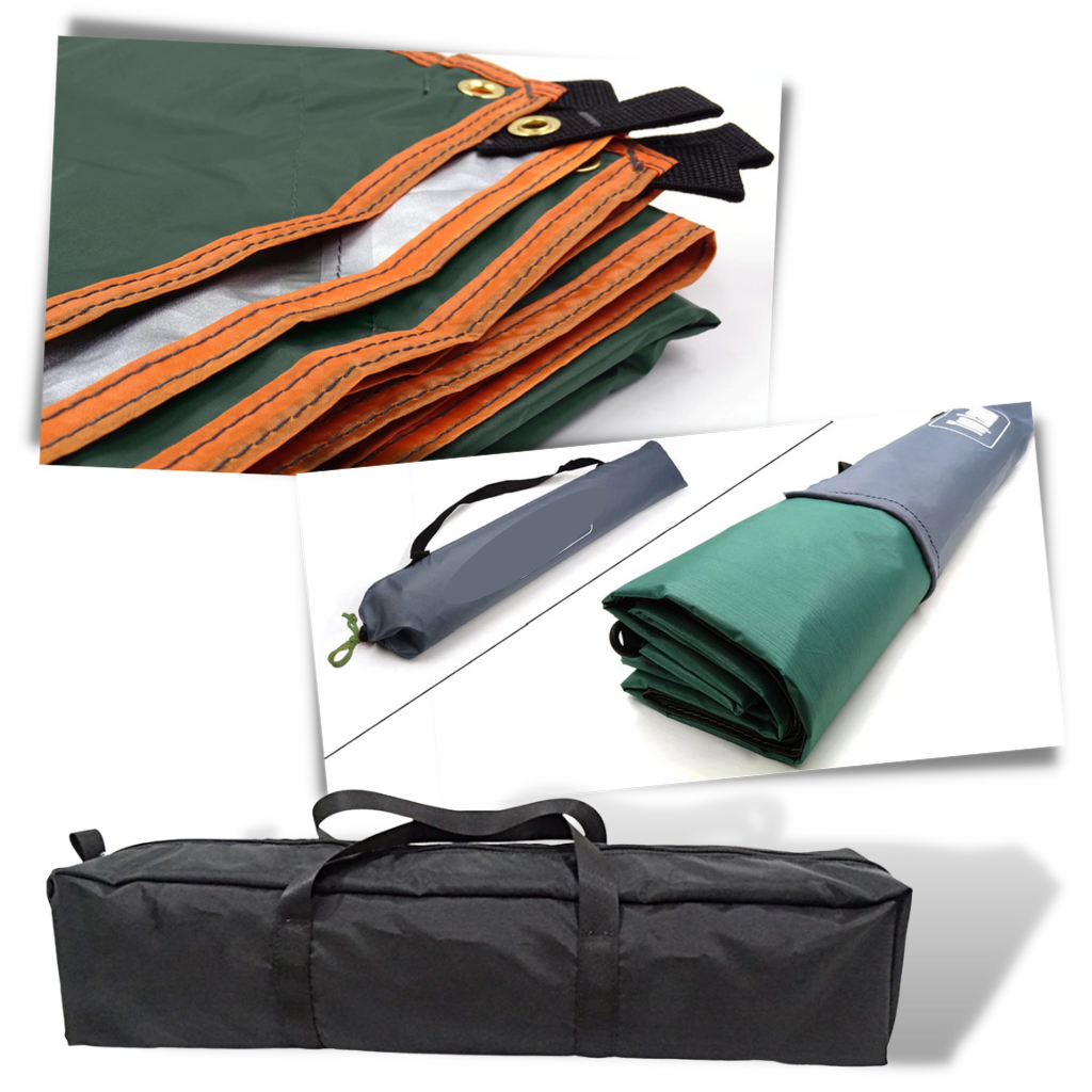 Heavy Duty Waterproof Tarp Camping Shelter Reinforced Grommets