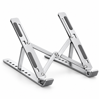 Height Adjustable Laptop Stand with Portable Ergonomic Design