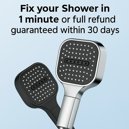 High Pressure Handheld Shower Head with Filter and Spray Modes