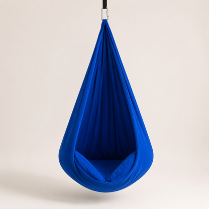 Indoor Sensory Therapy Swing with Durable Fabric and Suspension Strap