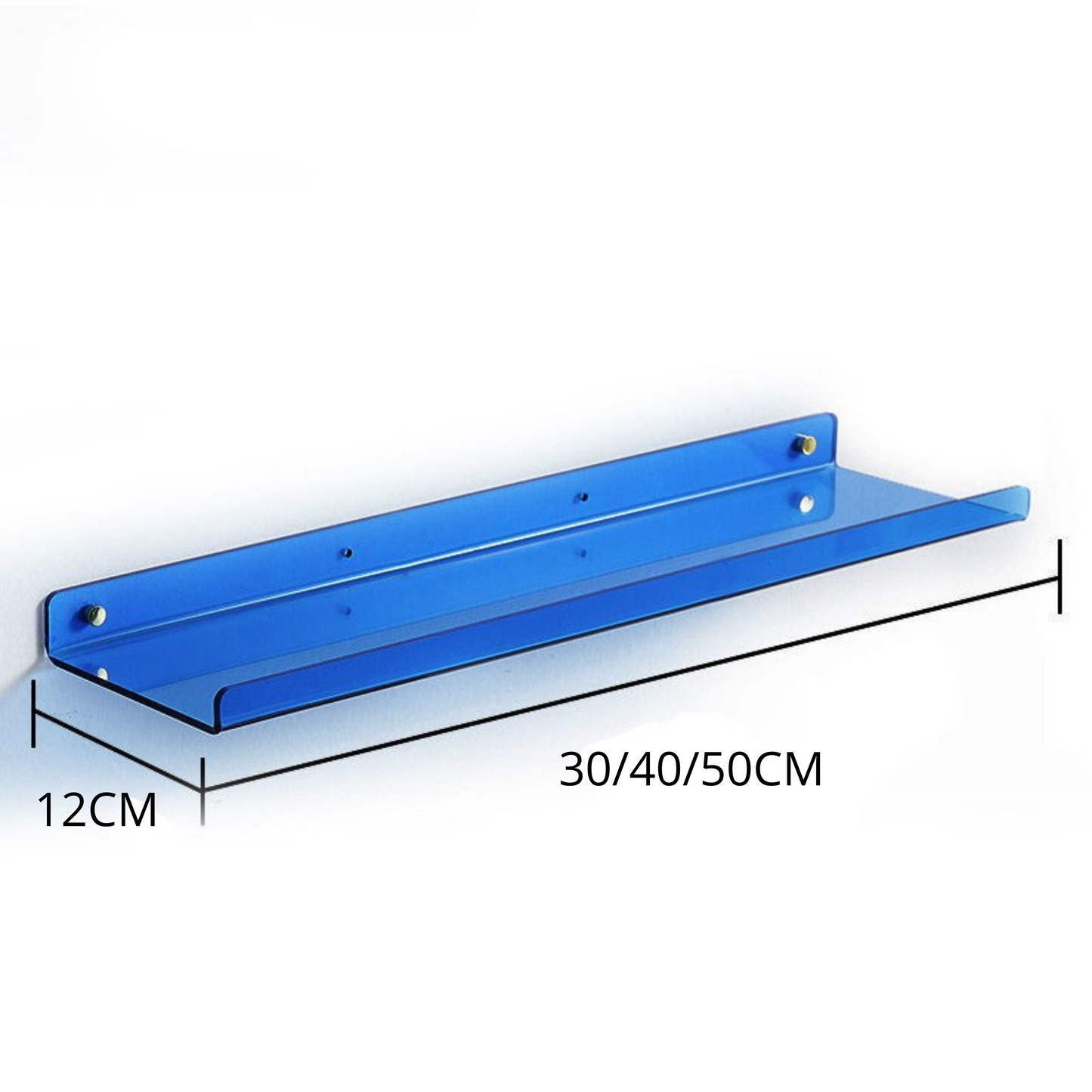 Industrial Floating Wall Shelf Modern Bathroom Storage Rack