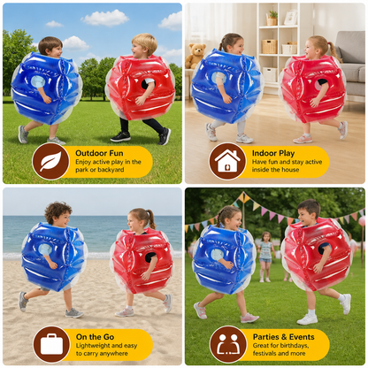 Inflatable Bumper Ball Suit Kids Outdoor Bouncing Game Age 5 Plus