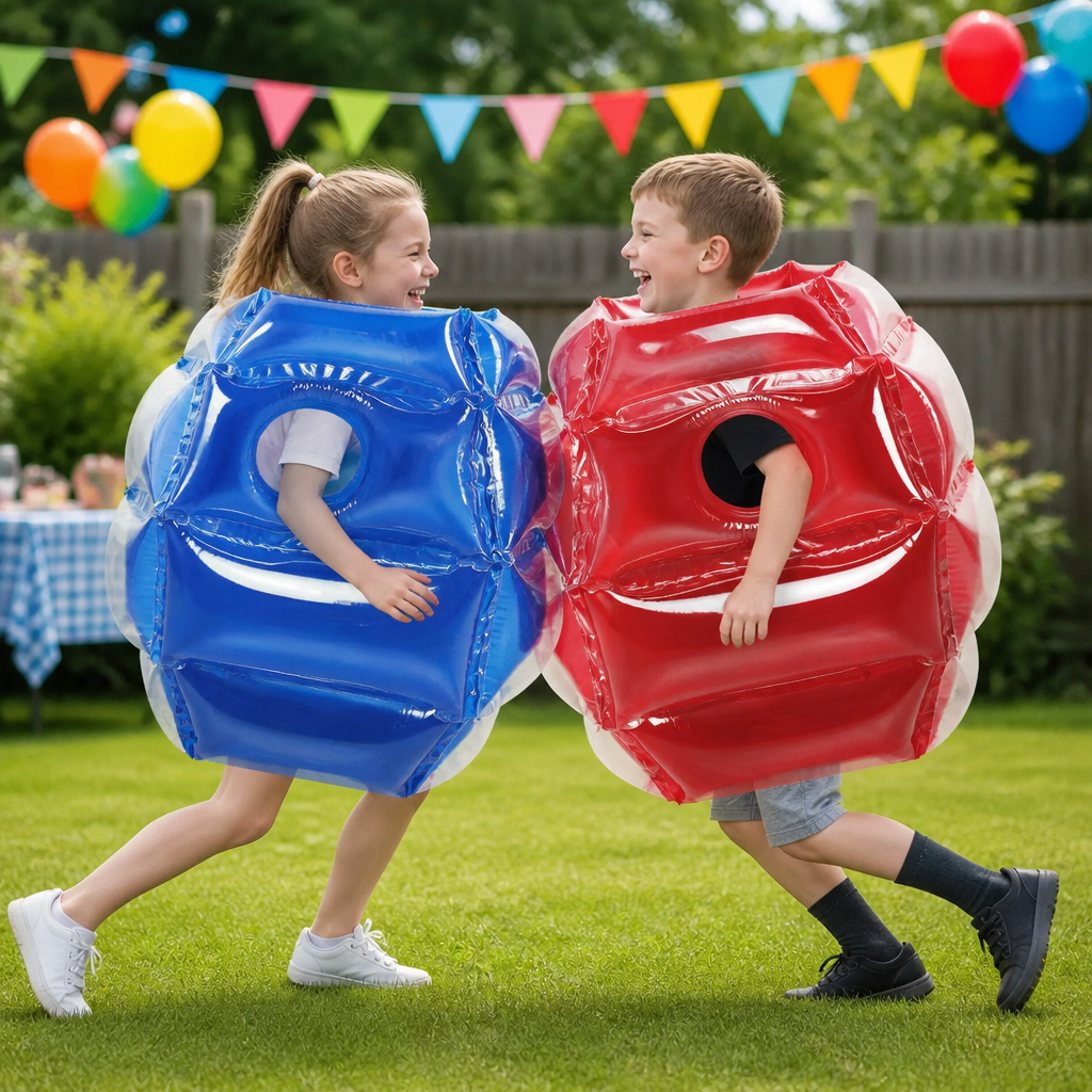 Inflatable Bumper Ball Suit Kids Outdoor Bouncing Game Age 5 Plus