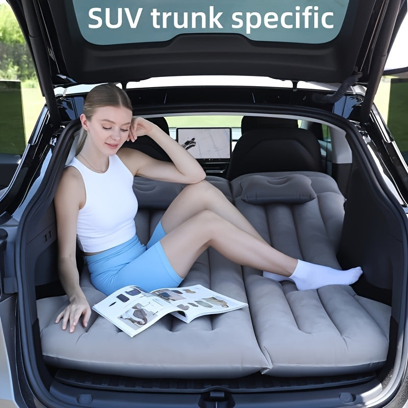 Inflatable Car Bed Travel Mattress Back Seat Sleeping Air Mattress