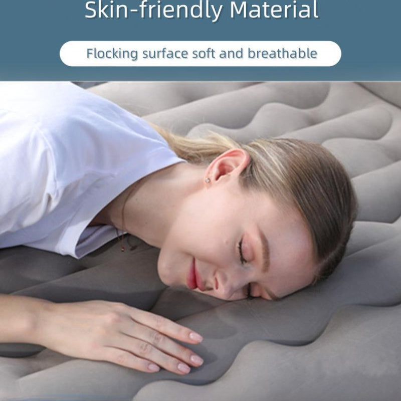 Inflatable Car Bed Travel Mattress Back Seat Sleeping Air Mattress