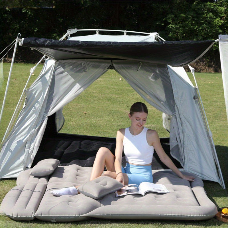 Inflatable Car Bed Travel Mattress Back Seat Sleeping Air Mattress