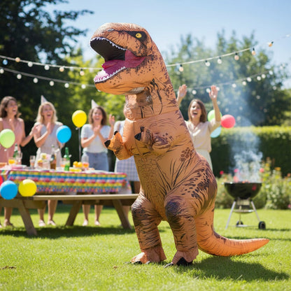 Inflatable Dinosaur Costume Funny Full Body Halloween Party Outfit