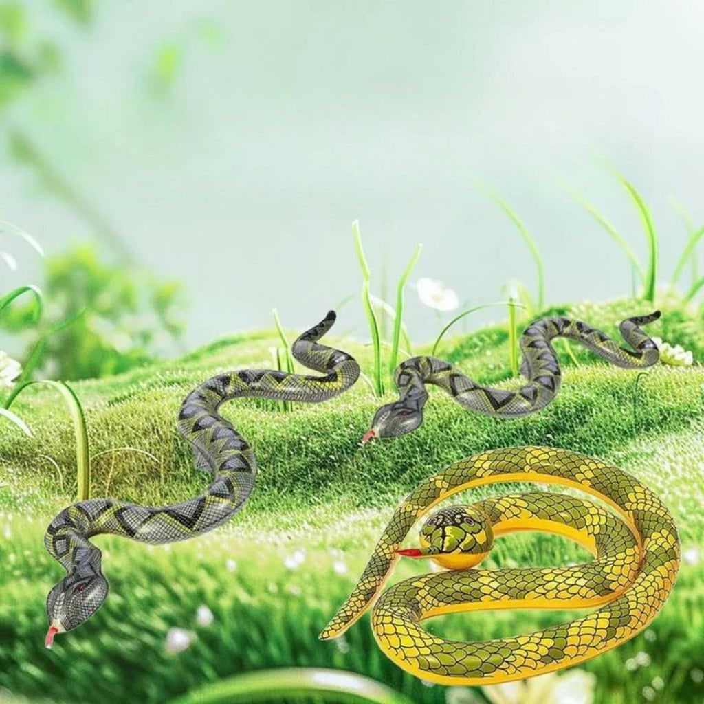 Inflatable Snake Halloween Yard Party Seasonal Decoration