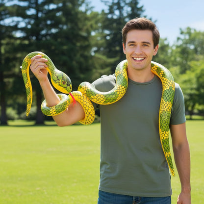 Inflatable Snake Halloween Yard Party Seasonal Decoration