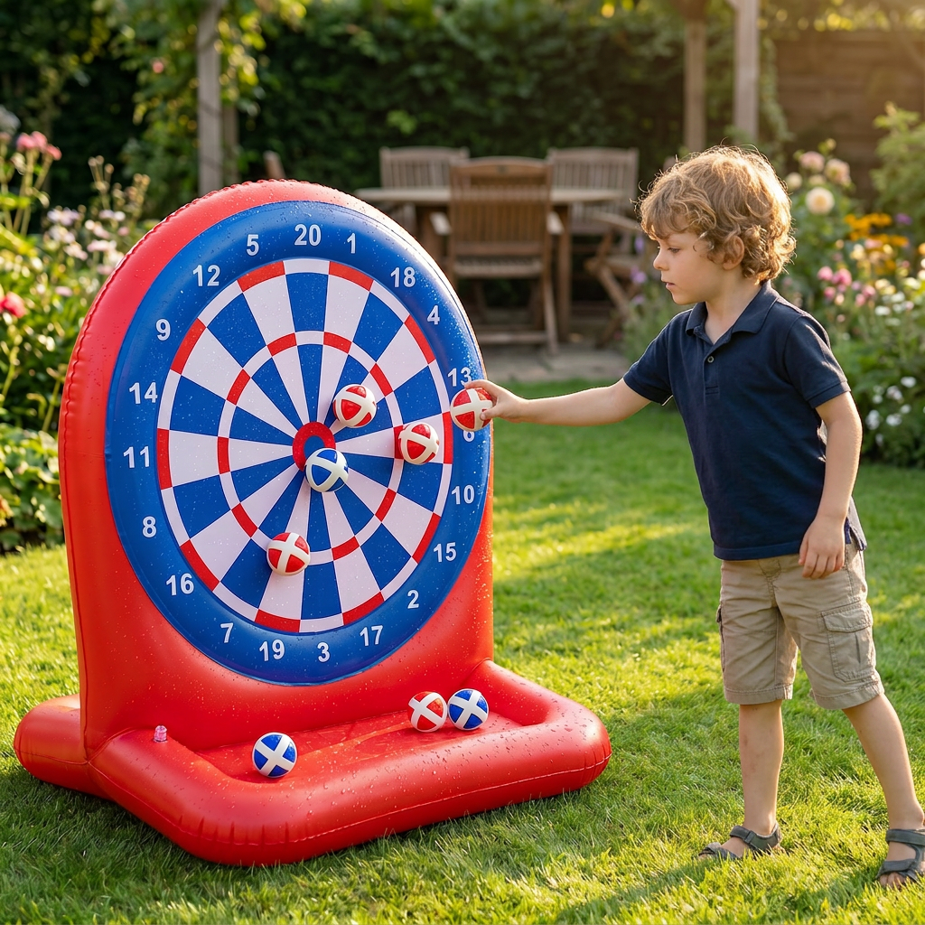 Inflatable Water Target Game Sticky Dart Outdoor Toy for Kids