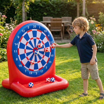 Inflatable Water Target Game Sticky Dart Outdoor Toy for Kids
