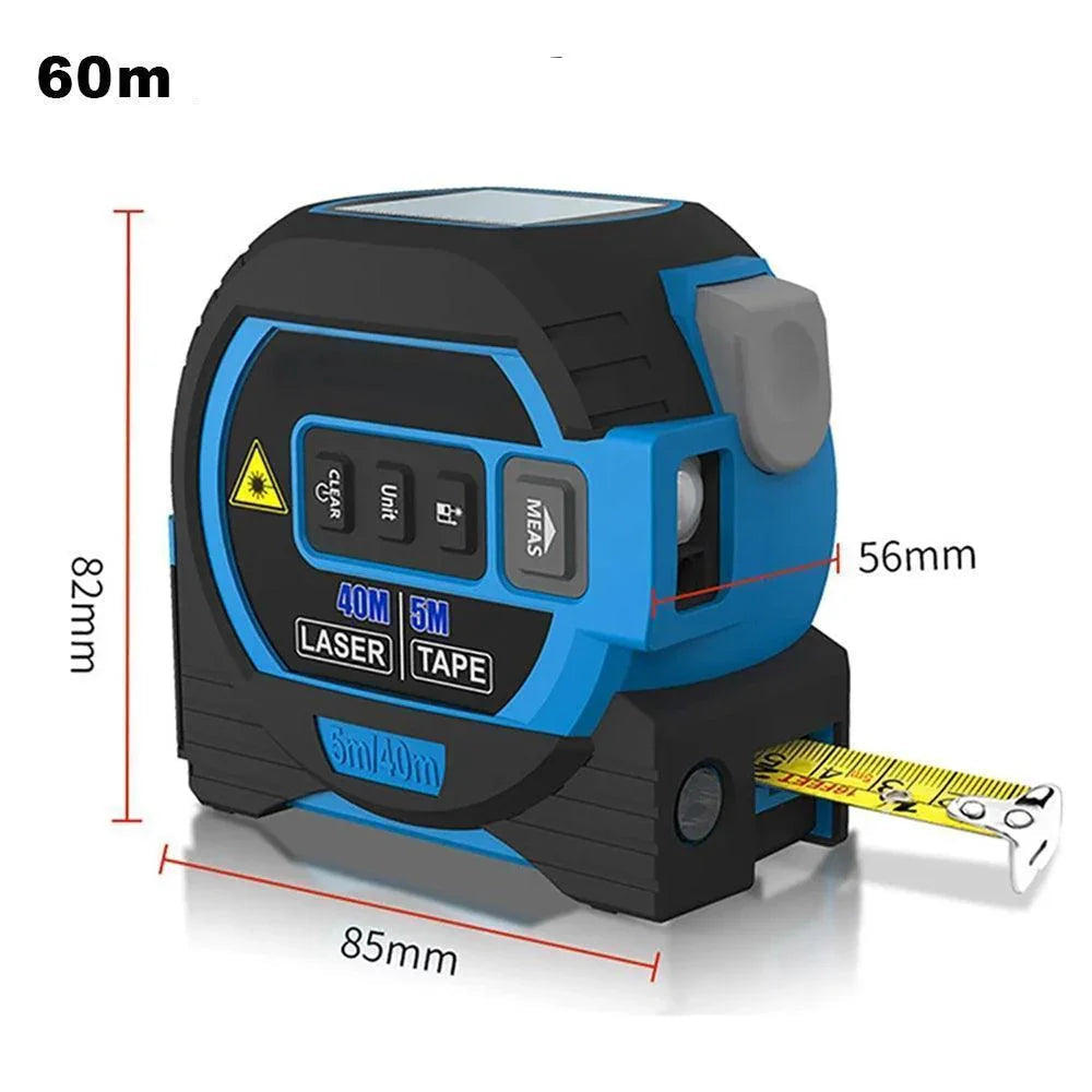 Infrared Laser Measuring Tape 3-in-1 Digital Distance Area Volume Tool