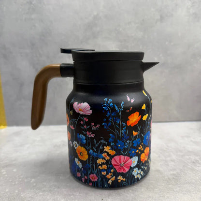 Insulated Tea Pot With Built In Infuser Stainless Steel Thermal Teapot