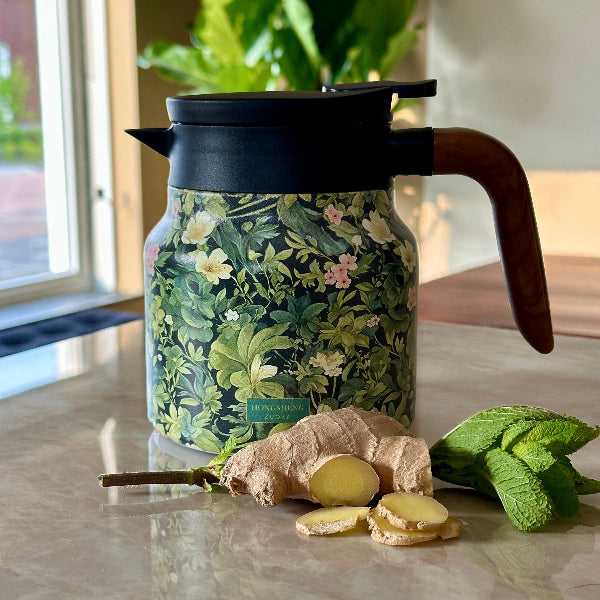 Insulated Tea Pot With Built In Infuser Stainless Steel Thermal Teapot