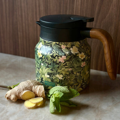 Insulated Tea Pot With Built In Infuser Stainless Steel Thermal Teapot