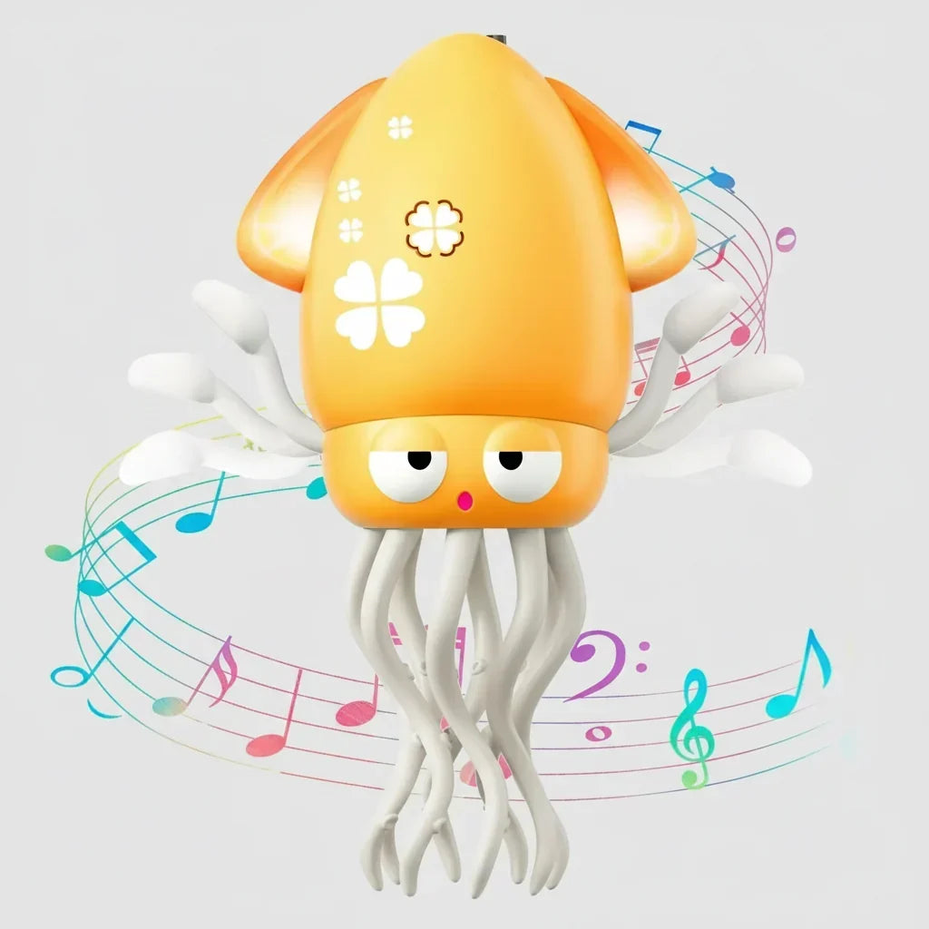 Interactive Dancing Octopus Toy with Lights and Music for Toddlers