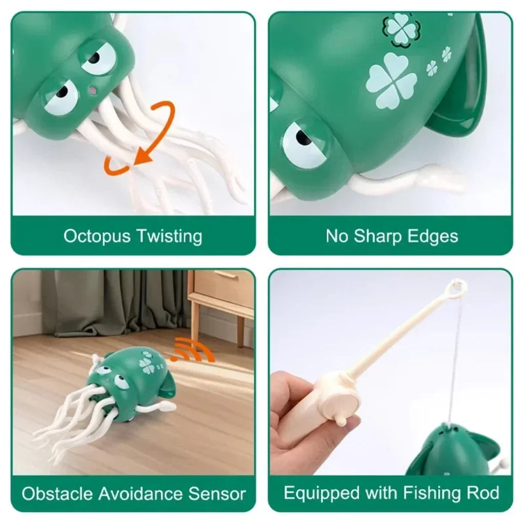 Interactive Dancing Octopus Toy with Lights and Music for Toddlers