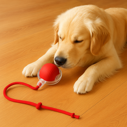 Interactive Dog Chew Ball for Mental Stimulation and Active Play