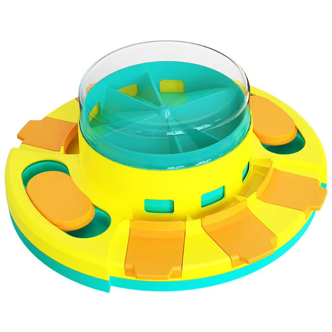 Interactive Dog Puzzle Feeder Slow Feeder Treat Dispensing Toy