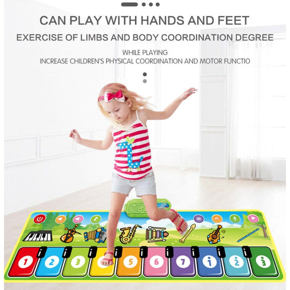 Interactieve muzikale dansmat voor kinderen met geluid en actief speelplezier