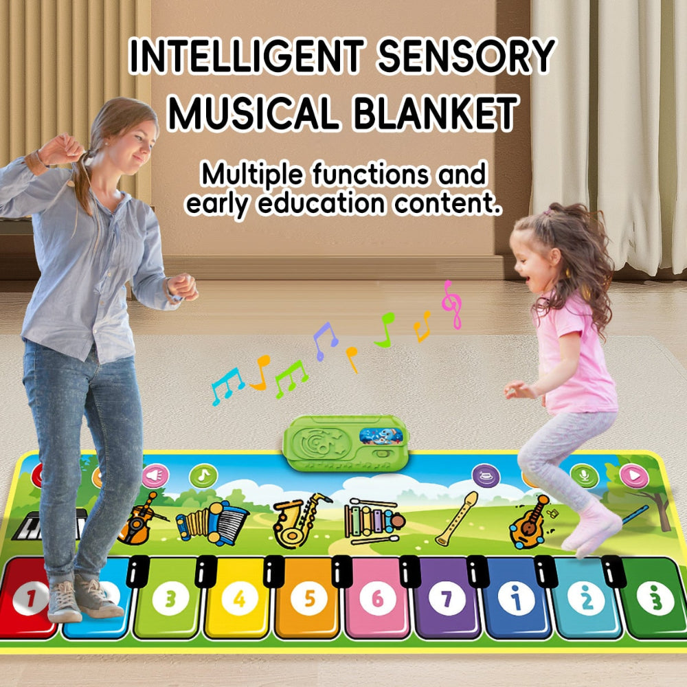 Interactieve muzikale dansmat voor kinderen met geluid en actief speelplezier