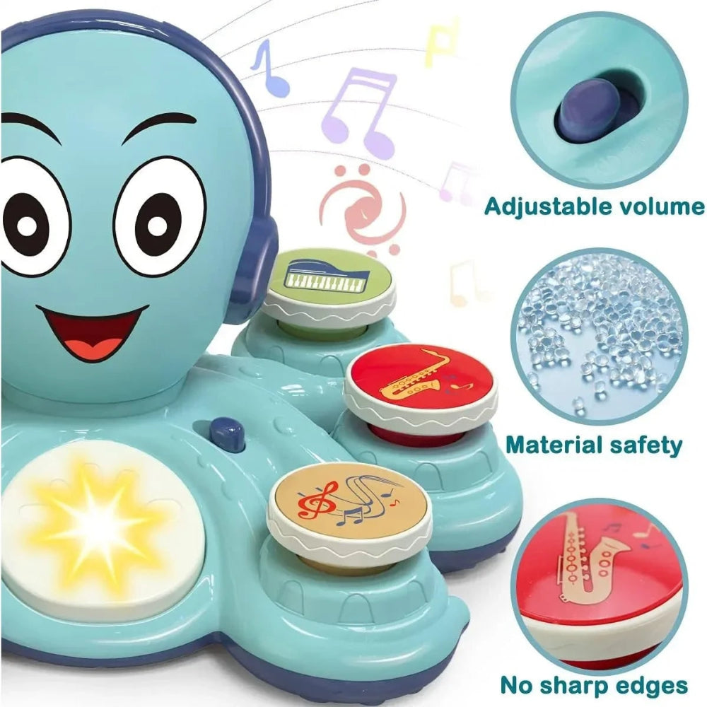 Interactive Musical Learning Toy Educational Playset for Kids with Colorful Buttons