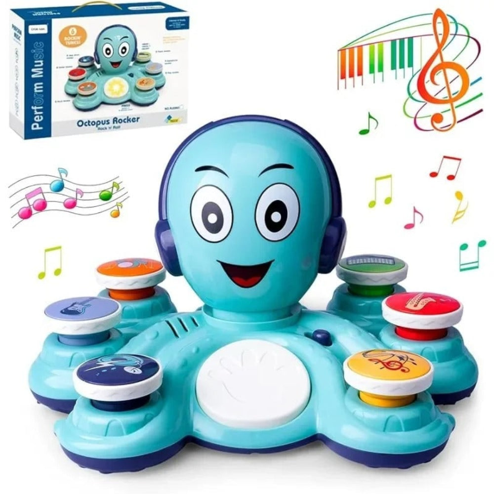 Interactive Musical Learning Toy Educational Playset for Kids with Colorful Buttons