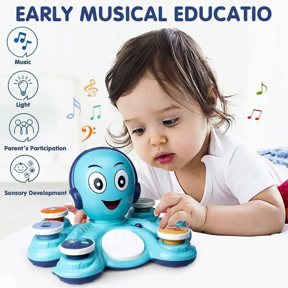 Interactive Musical Learning Toy Educational Playset for Kids with Colorful Buttons