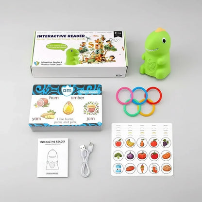 Interactieve leespen met flitskaarten voor kinderen, hulpmiddel voor leren met stem