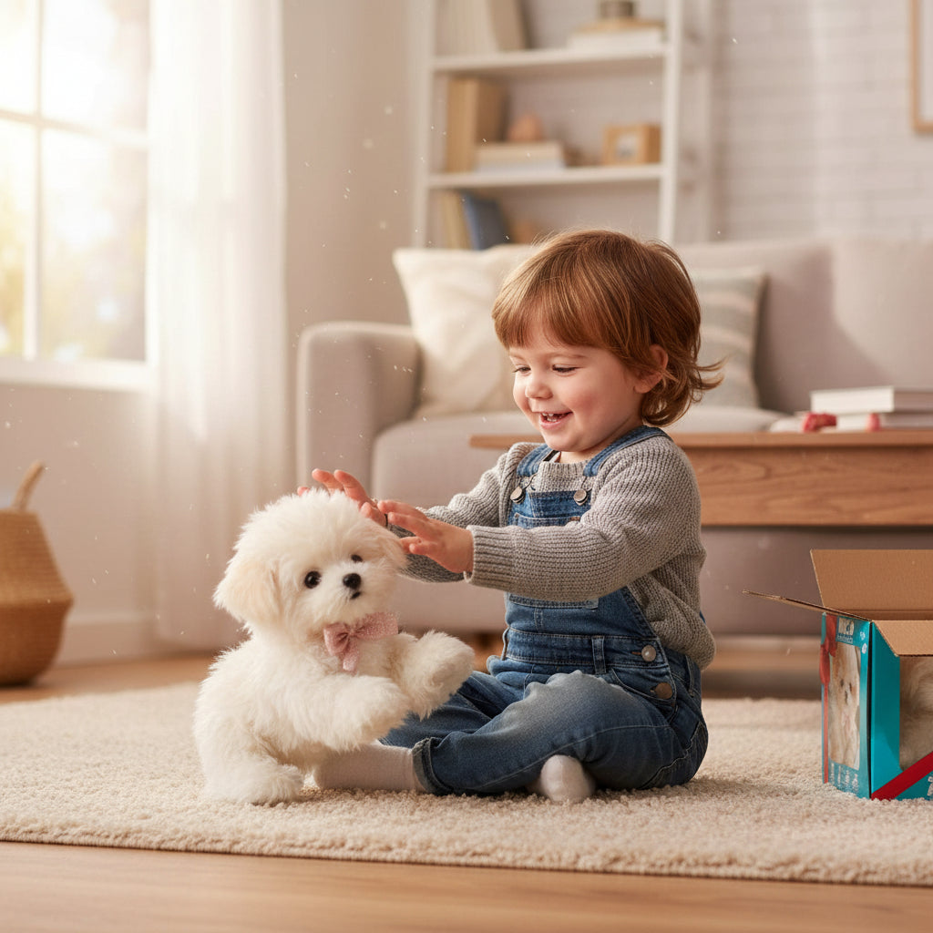 Interactive Robotic Puppy Toy with Walking Action
