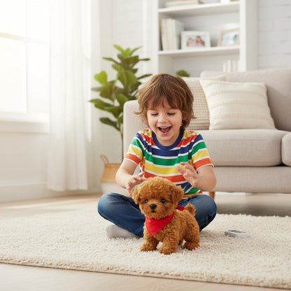 Interactive Robotic Puppy Toy with Walking Action