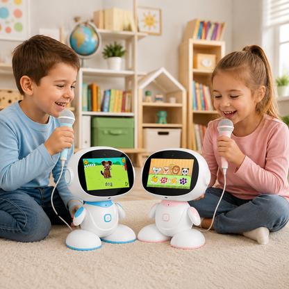 Interactive STEM Learning Robot with Apps Microphone and Music Activities