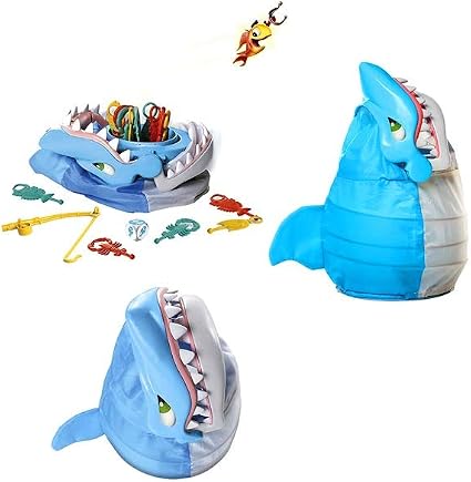 Interactive Shark Fishing Board Game Toy for Family Game Night Kids Play