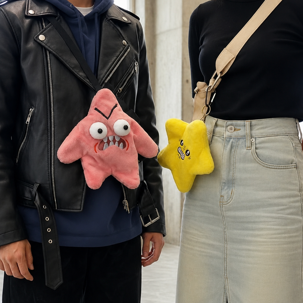 Interactive Star Plush Toy with Animated Movement and Soothing Music