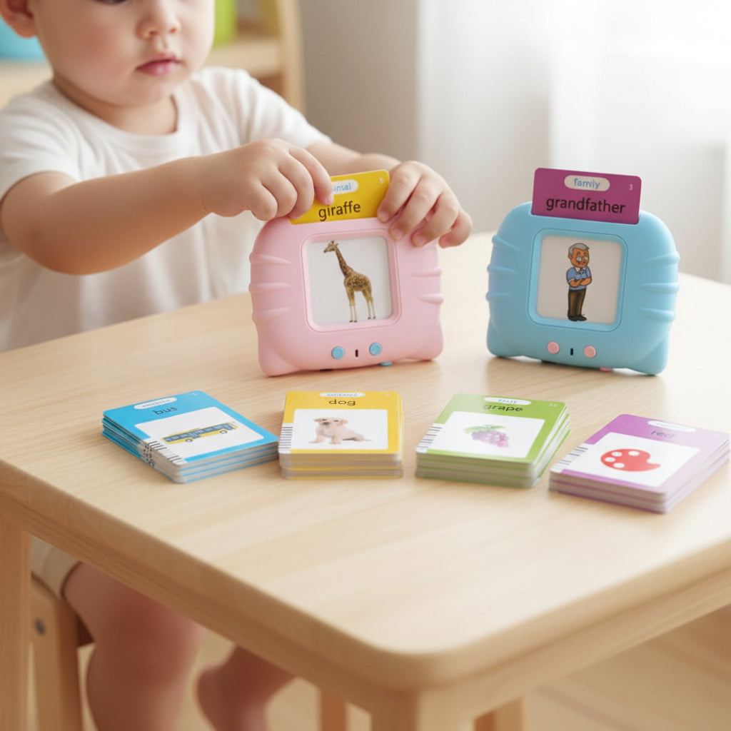 Interactive Talking Flash Card Learning Toy for Toddlers