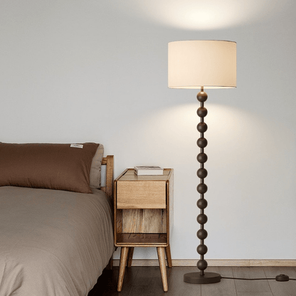 Japandi Wooden Floor Lamp Minimalist Nordic Standing Light