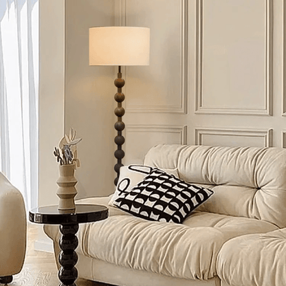 Japandi Wooden Floor Lamp Minimalist Nordic Standing Light