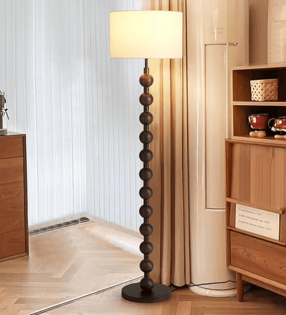 Japandi Wooden Floor Lamp Minimalist Nordic Standing Light