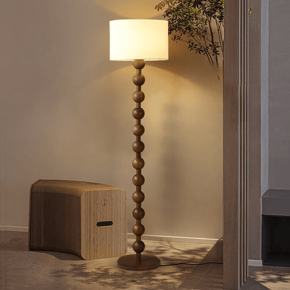 Japandi Wooden Floor Lamp Minimalist Nordic Standing Light