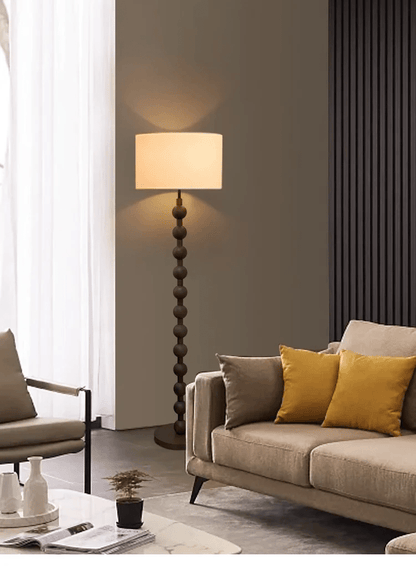 Japandi Wooden Floor Lamp Minimalist Nordic Standing Light