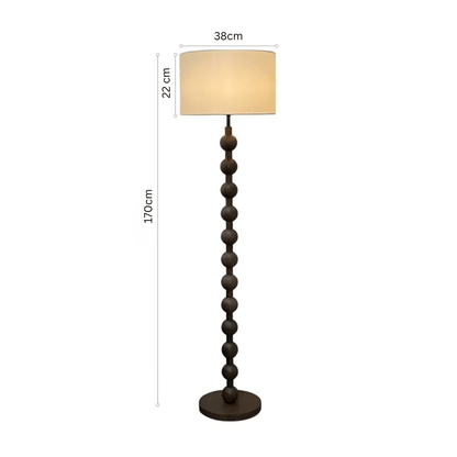 Japandi Wooden Floor Lamp Minimalist Nordic Standing Light