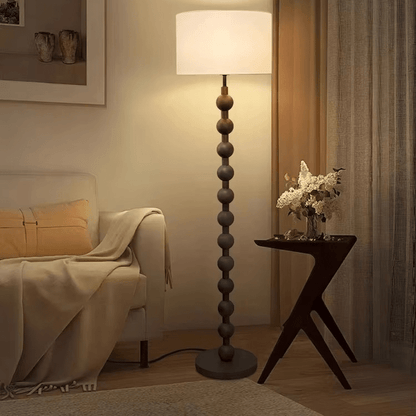 Japandi Wooden Floor Lamp Minimalist Nordic Standing Light