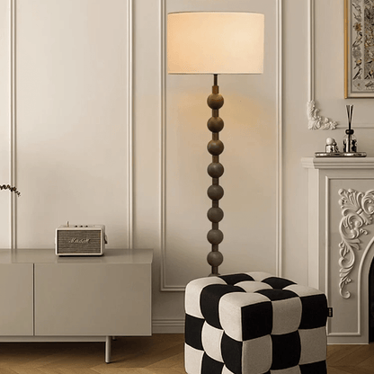 Japandi Wooden Floor Lamp Minimalist Nordic Standing Light